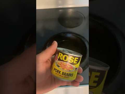 Found a can of Rose Pork Brains with gravy, i bought years ago!
