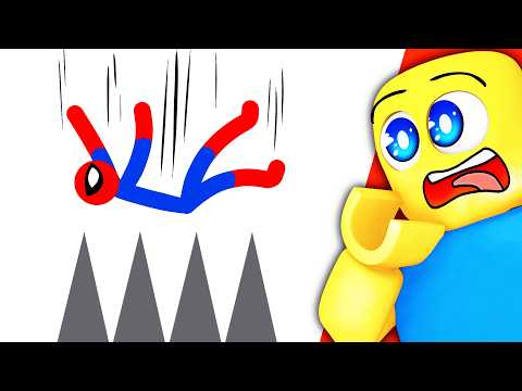 Spiderman vs 99999% Impossible Obstacle Course