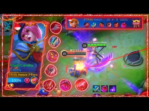 This Red build is NEW DAMAGE HACK?! |Fanny Gameplay | MLBB