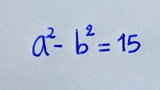 Math Trick to Solve a² - b² = 15 Fast! | math booster