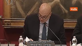 Crosetto: Stiamo avvicinando due cacciamine a Hormuz, ma aspettiamo la pace