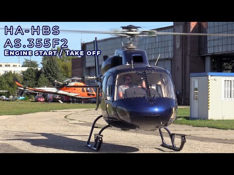 HA-HBS, AS.355F2 Ecureuil 2 - Engine start/take-off