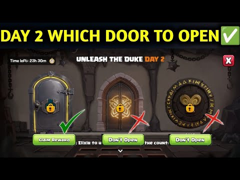 WHICH DOOR TO OPEN ON UNLEASH THE DUKE DAY 2 ✅ UNLEASH THE DUKE DAY DOOR OPENING 