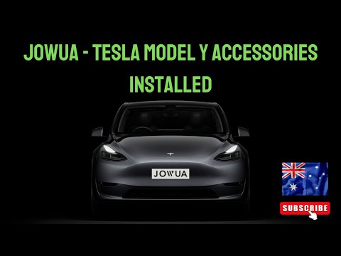 Installing a bunch of Jowua's Tesla Model Y accessories