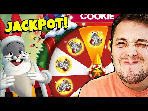 BIG CHUNGUS CLAUS WHEEL OPENING JACKPOT! OMG in looney tunes world of mayhem