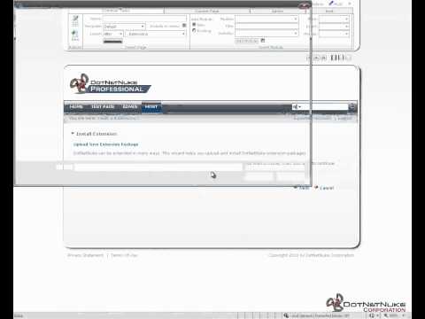 Installing a Skin and Container Package (Theme) in DotNetNuke