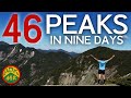 46 PEAKS In 9 DAYS Climbing Every Adirondack High Peak
