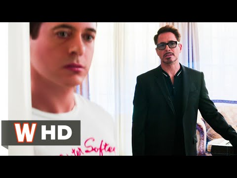 Young Tony Stark - Stark Foundation Presentation Scene In Hindi - Captain America Civil War (2016)
