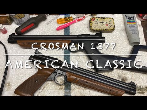 Crosman American Classic Modell 1377: Kosmetische und mechanische Restaurierung – vorher und nach...