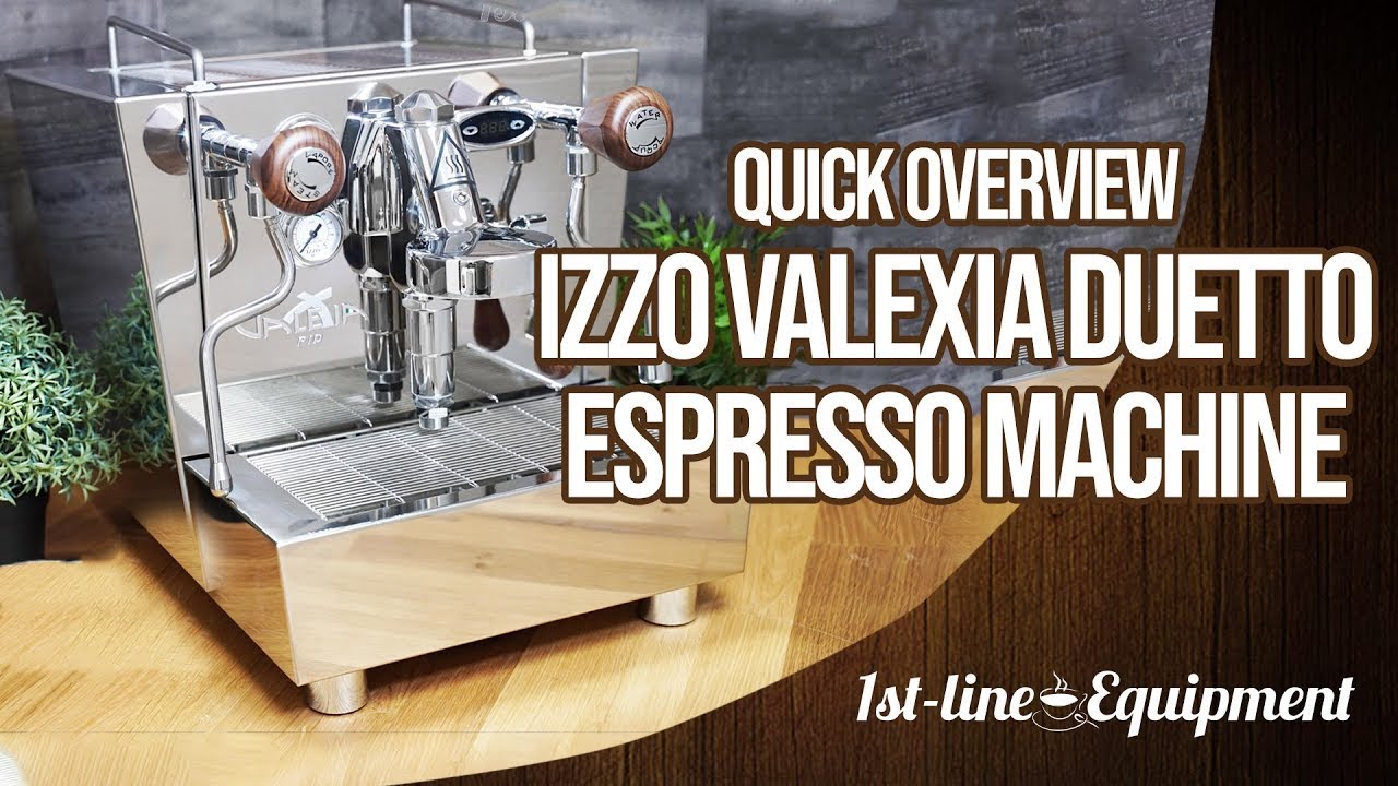 Quick Overview: Izzo Valexia Duetto Espresso Machine