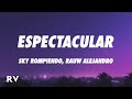 Sky Rompiendo, Rauw Alejandro - Espectacular (Letra/Lyrics)