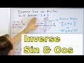 11 - Learn ArcSin, ArcCos & ArcTan (Inverse Sin, Cos & Tan) - Part 1