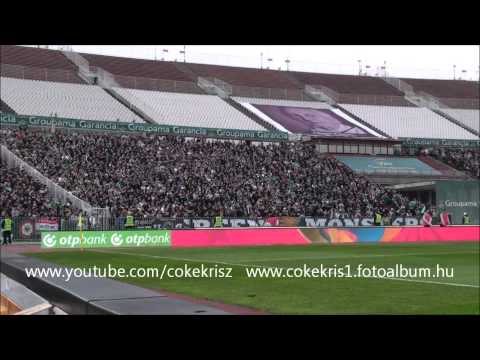 FERENCVÁROS   GYŐR 1 1  2014 03 02 SZURKOLÁS + 3  FRADIBUSZ TALÁLKOZÓ