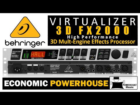 Behringer VIRTUALIZER 3D FX2000 Multi-Effects Processor: Why I Use It