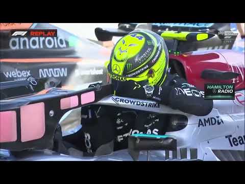 Lewis Hamilton Struggling With His Back And Post Race Radio | Azerbaijan GP - 2022 F1