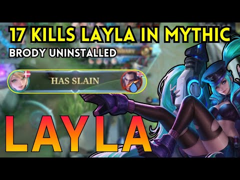 FULL ATTACK SPEED & CRIT LAYLA | 17 KILLS | TOTAL DOMINATION |  MOBILE LEGENDS BANG BANG