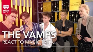 The Vamps Get Their Minds Blown By This Crazy Magic Trick | 2018 iHeartRadio Music Festival