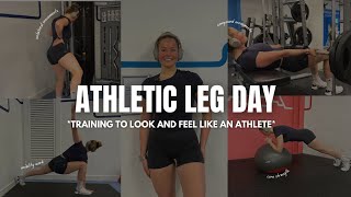 LEG DAY | train like an athlete - mobility, core strength & hiit circuit