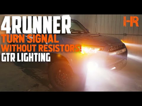 NO RESISTORS & 5 MINUTE 4Runner INSTALL! | GTR Lighting Carbide CANBUS Turn Signal Bulbs