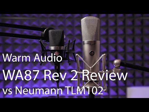 Warm Audio WA87 Rev 2 Review: vs Neumann TLM102