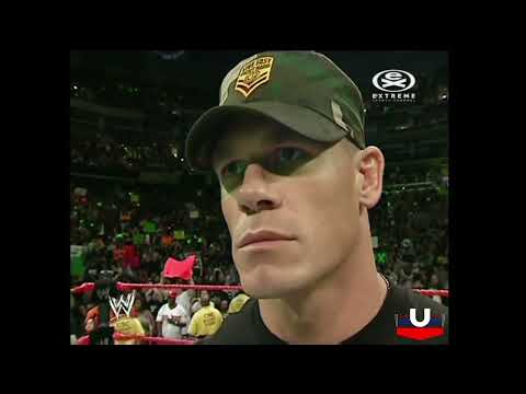 WWE Raw 12.03.2007: John Cena i Shawn Michaels segment - PL