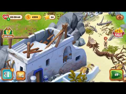 Lost island  57-58 level 🌴Blast Adventure Gameplay Story