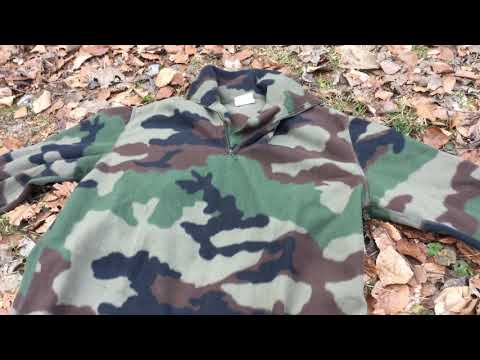 CCE Camo Thermo Fleece Trikot französische Armee French Army Thermo Shirt