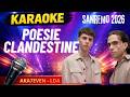 AKA7EVEN LDA Poesie Clandestine Karaoke Version Base Musicale Sanremo 2026