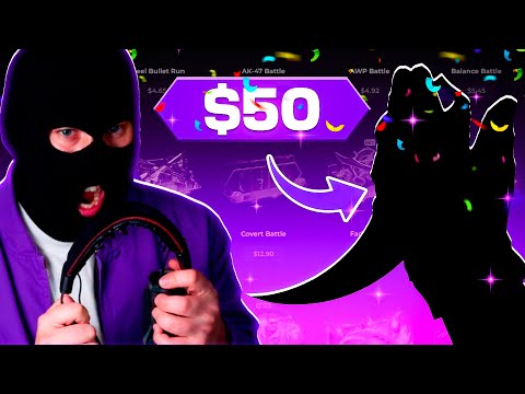 I ATTEMPTED THE $50 TO A KNIFE CHALLENGE.... SKIN CLUB