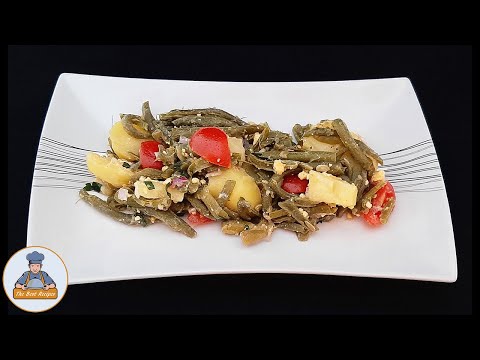 Salade froide de pommes de terre et haricots de ma grand-mère