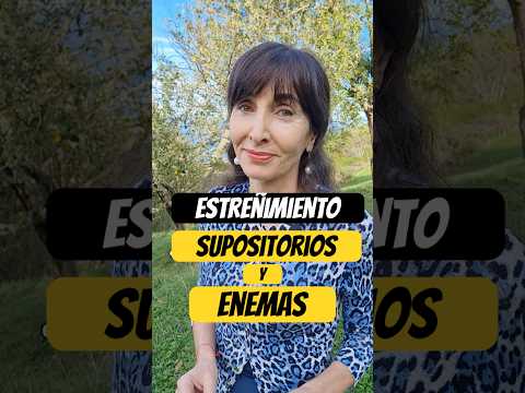 Tipos de Enemas y supositorios para aliviar el estreñimiento #shorts