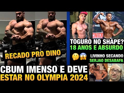CBUM APARECE GIGANTE, CITA RAMON E NÃO DEVE APOSENTAR  + TOGURO, JOÃO, LIVINHO E MAIS