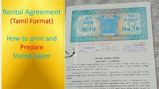 How to make rent agreement for house/Rental Agreement Draft/How to print Stamp paper/free download