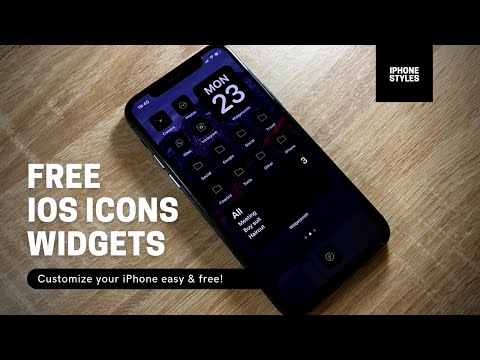 How to get custom iPhone Icons for Free - iOS Icons Pack Widgets - Free iOS Customization for iPhone