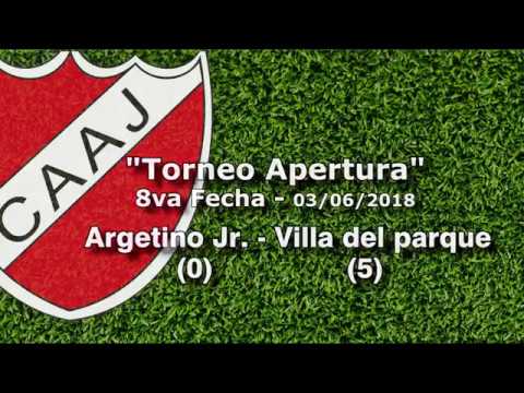 08va Fecha - Torneo Apertura -  Argentino Jr (0) / Villa Del Parque (5)