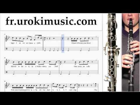 Cours de Clarinette The Chainsmokers ft. Halsey - Closer Tuto Partitions Partie#2 um-829