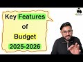 Key FEATURES Of BUDGET 2025 26 For UPSC Pre 2025 Ias Upscexam Economy Prelims2025 Budget2025