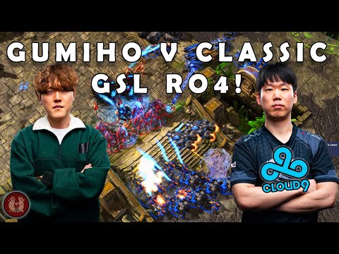 GUMIHO v CLASSIC: Crazy Mech Allins in his GSL Cloud 9 Debut! (Bo5 TvP) - Starcraft 2