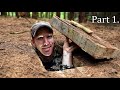 Digging a Japanese Spider Hole (and sleeping in it!!!)