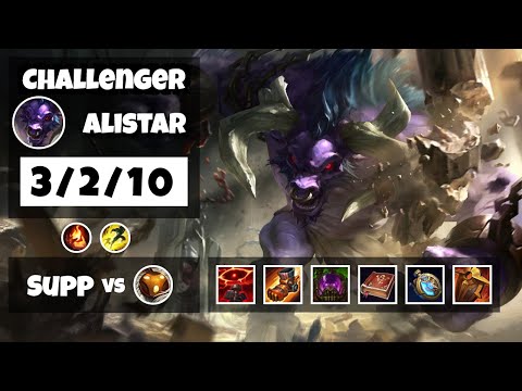Alistar Challenger Gameplay S11 Replay 11.6 Support (3/2/10) - NA