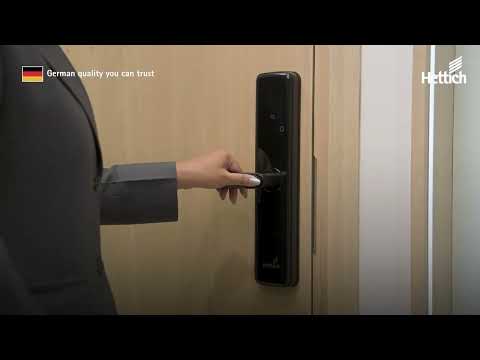 Hettich Smart digital DoorLock with Password, Fingerprint, Card & with Backup key
