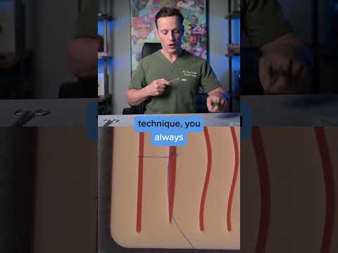 The Deep Dermal Stitch #generalsurgeon #surgery #medicine #doctor