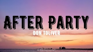 Don Toliver - After Party (Lyrics) feat. Travis Scott