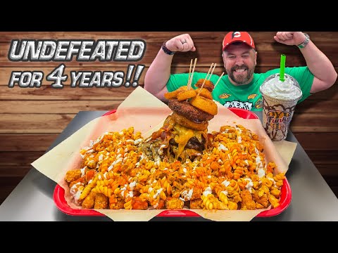 This Funky Quadruple Burger Challenge Was Undefeated for 4 Years in San Diego, California!!