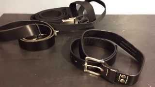 Made in USA Men's Belts- Bison, J Crew, and Bill's Khaki's Bridle Leather Belt