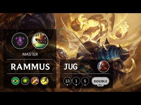 Rammus Jungle vs Gragas - BR Master Patch 9.21