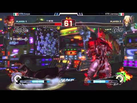 USF4: XTR Koopa vs XTR Llamitas - Parking Night Fights