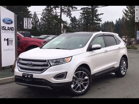 2017 Ford Edge Titanium  +Panoramic Roof Ecoboost AWD Review | Island Ford