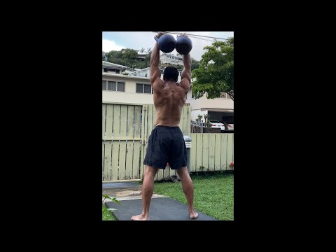 Day 303 FitPro Hawaii Workout - 20 kg. C&J (30 sec. on, 30 sec. off) - 3/16/21, 5:37 pm