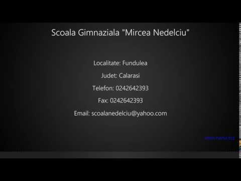 Scoala Gimnaziala "Mircea Nedelciu" Fundulea